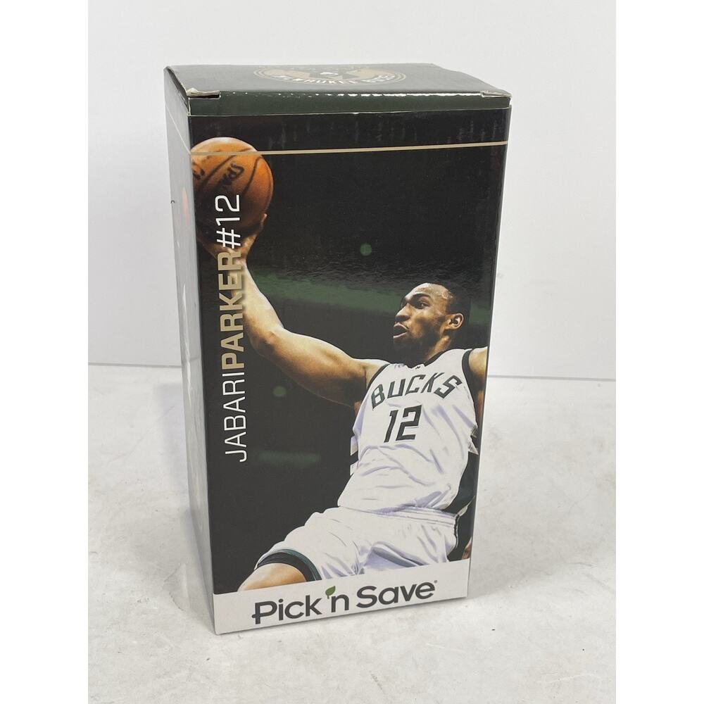 NBA Jabari Parker #12 Bucks Black White Boxed Collectible